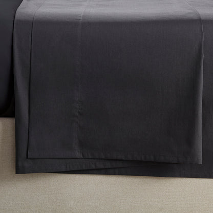 200 Thread Count Flat Sheet - Charcoal