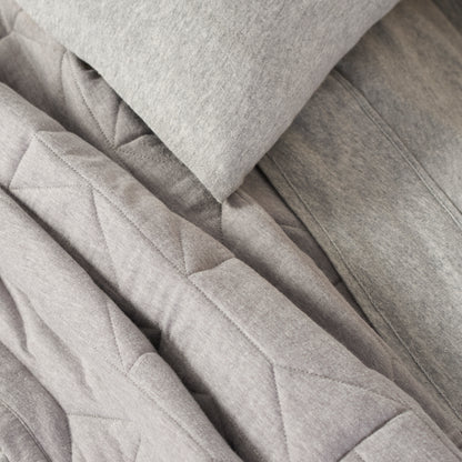 Jersey Comforter - Light Grey