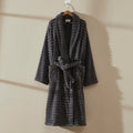 Monaco Supreme Cotton Robe - Charcoal