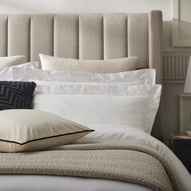 800 Thread Count Pair Of Belgravia Oxford Pillowcases Cotton - White