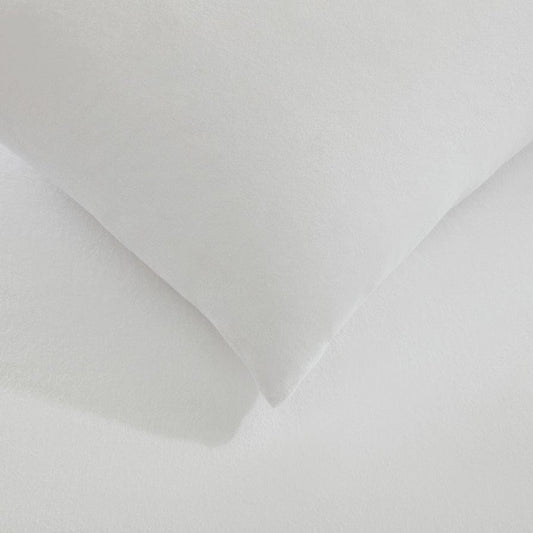 Brushed Cotton Fitted Sheet - White