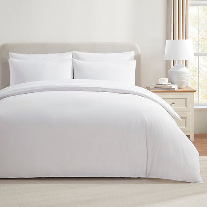 200 Thread Count Cambridge Duvet Cover Cotton - White