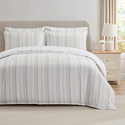 Copenhagen Brushed Cotton Duvet Cover - Natural