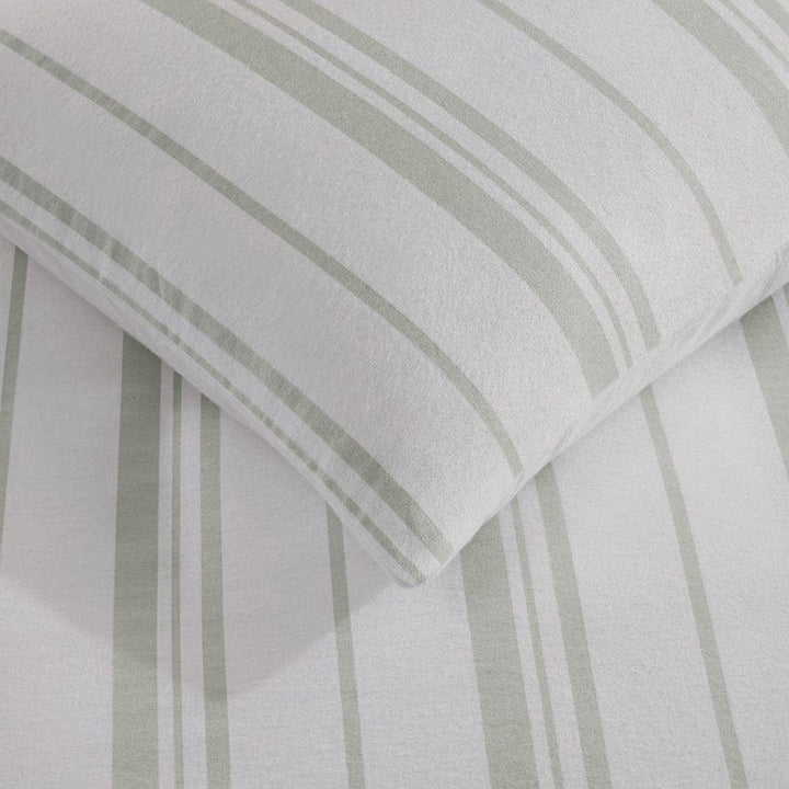 Copenhagen Brushed Cotton Pillowcase Pair - Sage