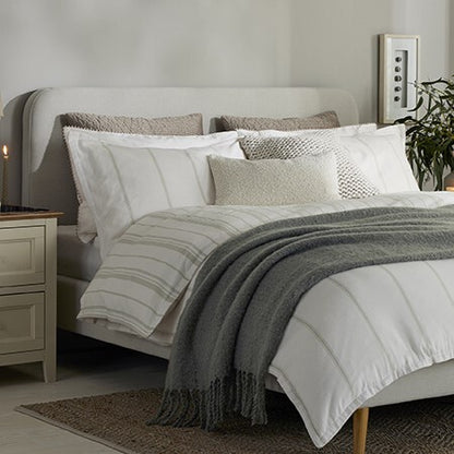 Copenhagen Brushed Cotton Duvet Cover - Sage