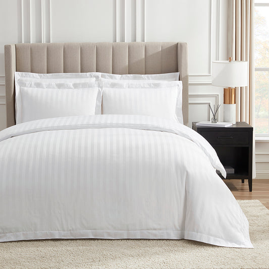 400 Thread Count Epsom Duvet Cover Egyptian Cotton - White