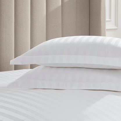 400 Thread Count Pair Of Epsom Pillowcases Egyptian Cotton - White