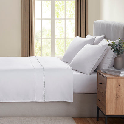 200 Thread Count Girona Flat Sheet - Sage