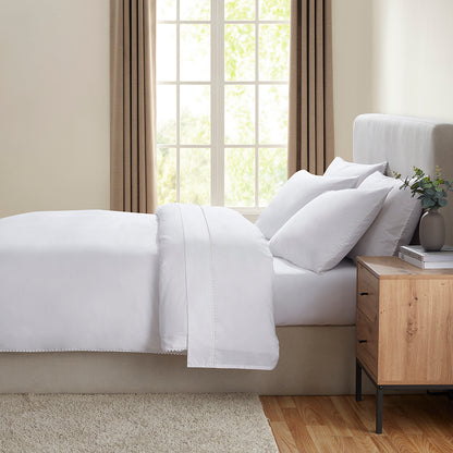 200 Thread Count Girona Flat Sheet - White