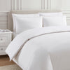 200 Thread Count Girona Duvet Cover Cotton - White/Pink