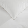 200 Thread Count Pair Of Girona Pillowcases Cotton - White/Natural