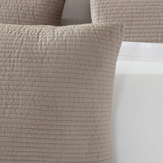 Milan Textured Matte Velvet Cushion Cover - Taupe