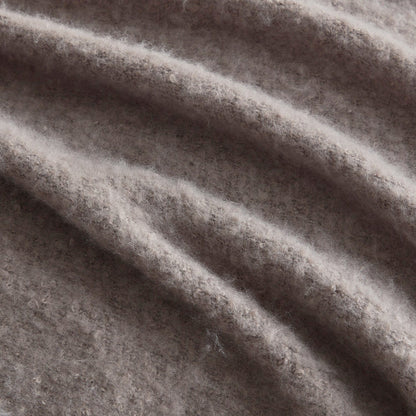 Mohair Throw 59" x 79" - Taupe