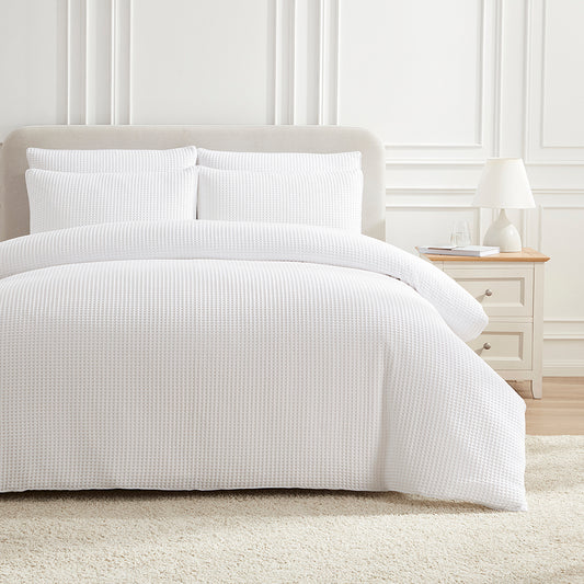 200 Thread Count Portofino Duvet Cover Cotton - White