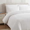 Portofino 100% Cotton Waffle Duvet Cover - White