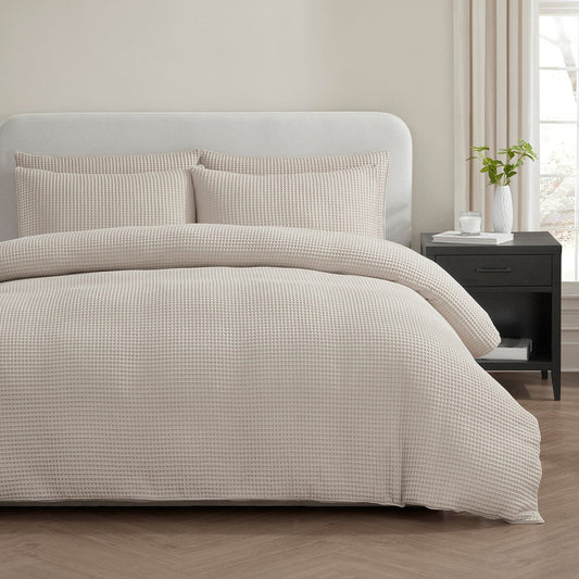 200 Thread Count Portofino Duvet Cover Cotton - Natural