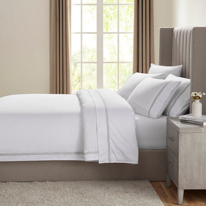 400 Thread Count Regent Flat Sheet - Gray