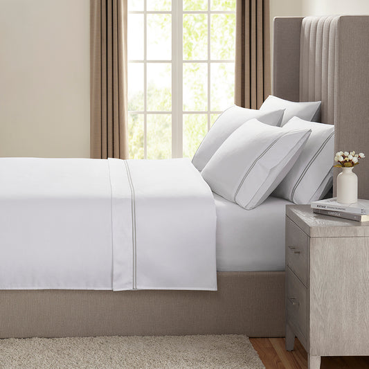 400 Thread Count Regent Flat Sheet - Gray