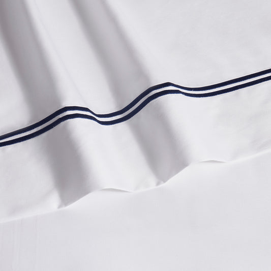 400 Thread Count Regent Flat Sheet - Navy